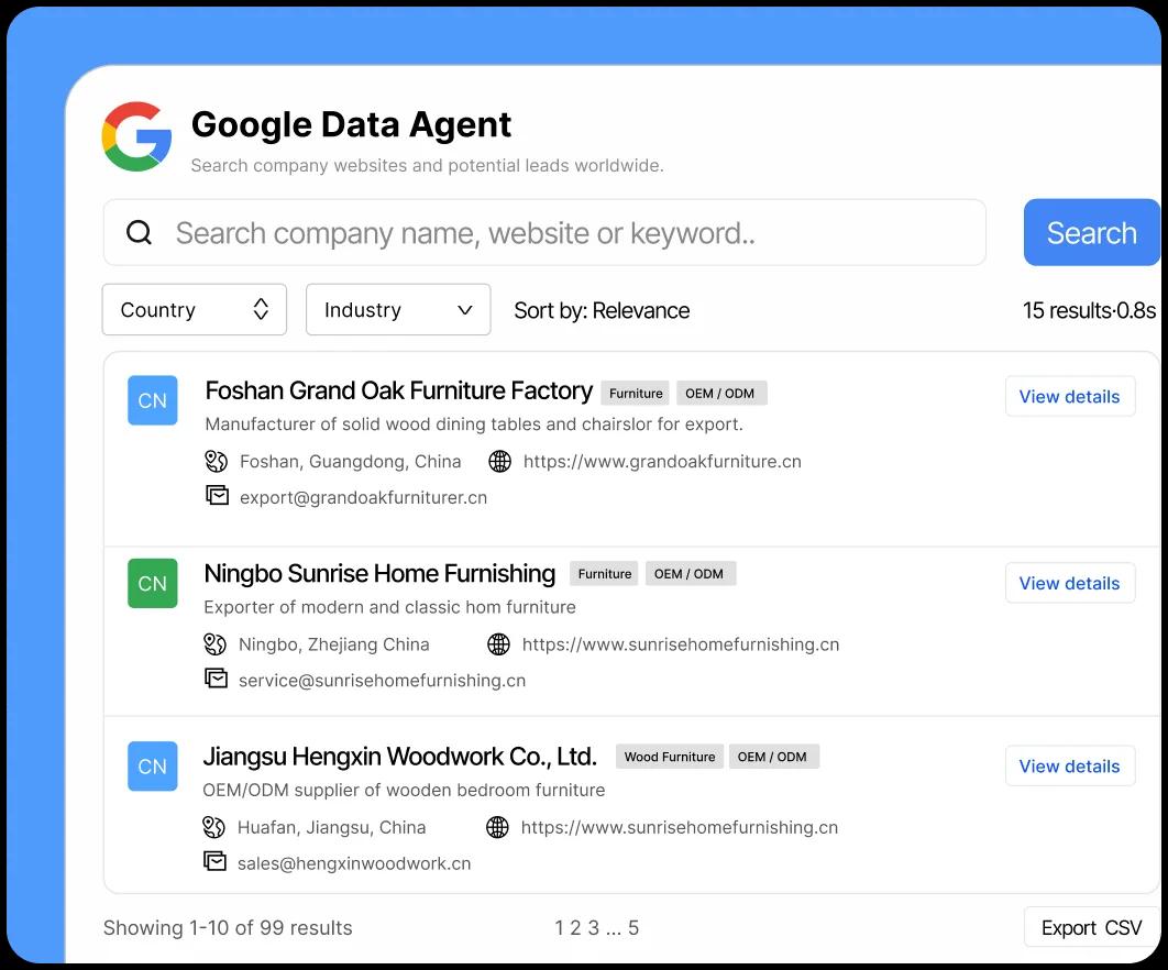 Google Search Lead Finder