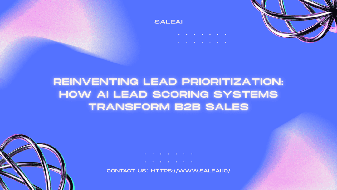 AI Lead Scoring System for Modern B2B Sales
