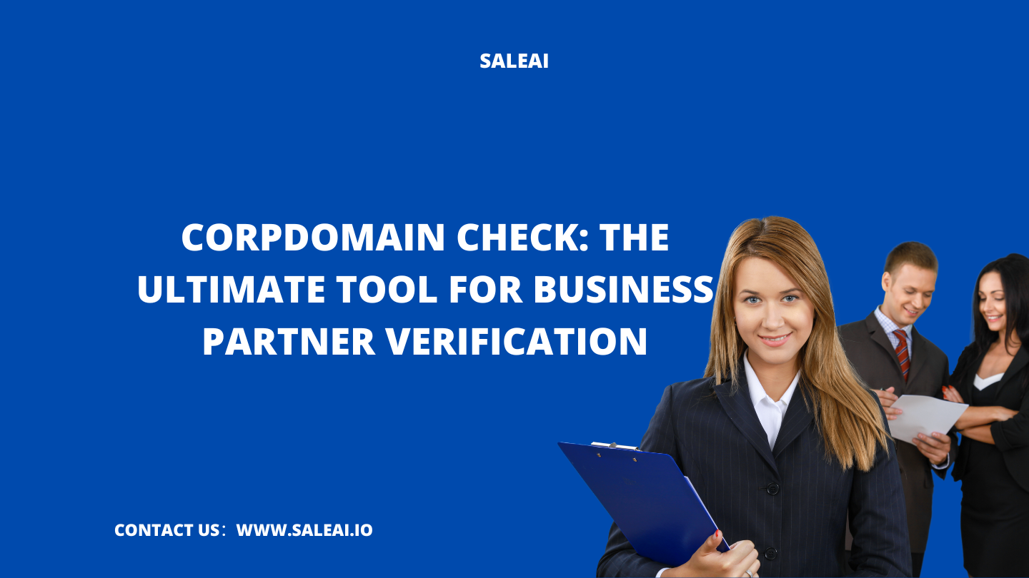 Corphomain Check: La herramienta definitiva para la verificación de socios comerciales
