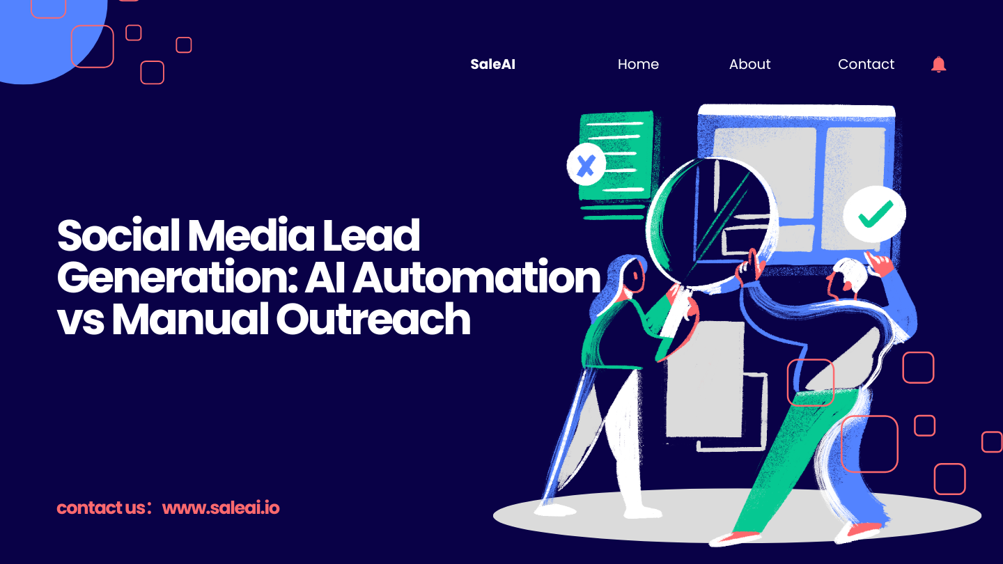 社交媒体潜在客户一代:AI自动化与手动外展 社交媒体潜在客户一代:AI自动化与手动外展