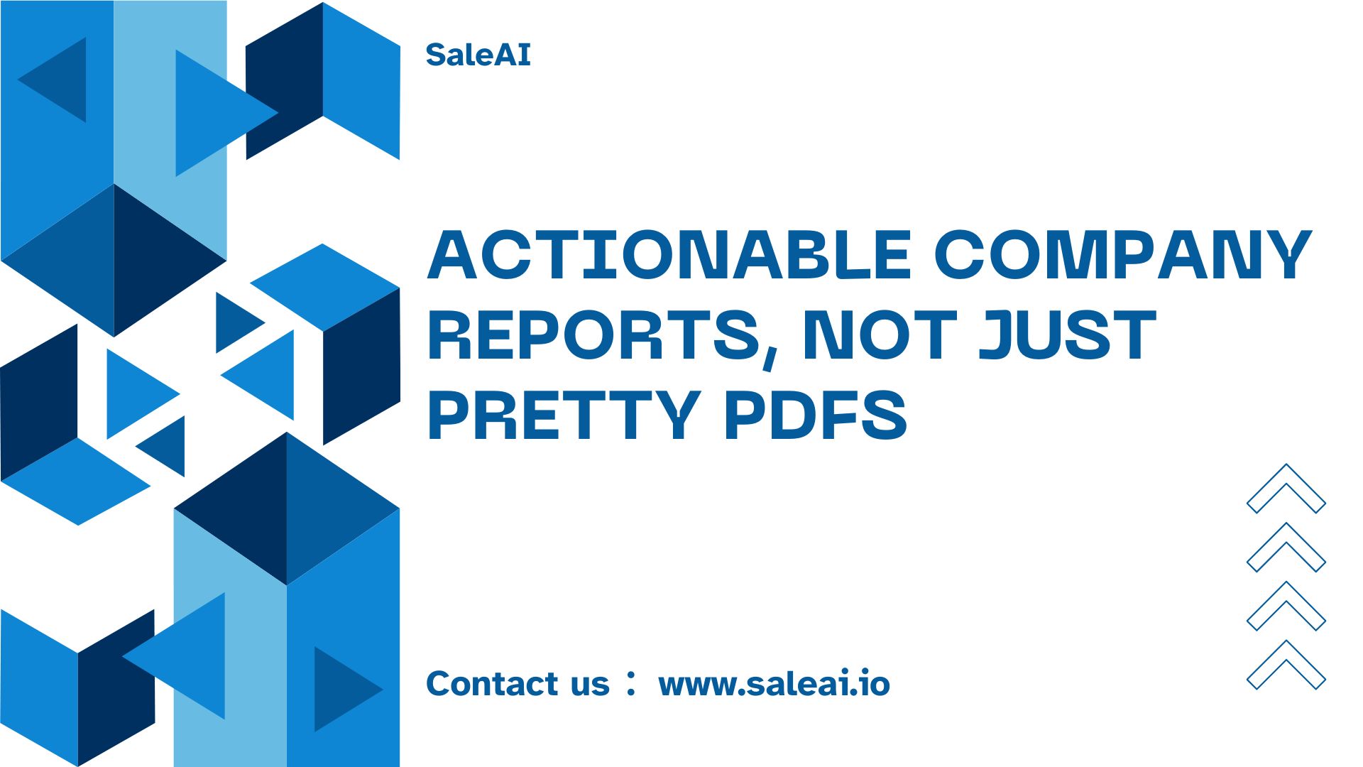 可行的公司报告，不仅是PDFS