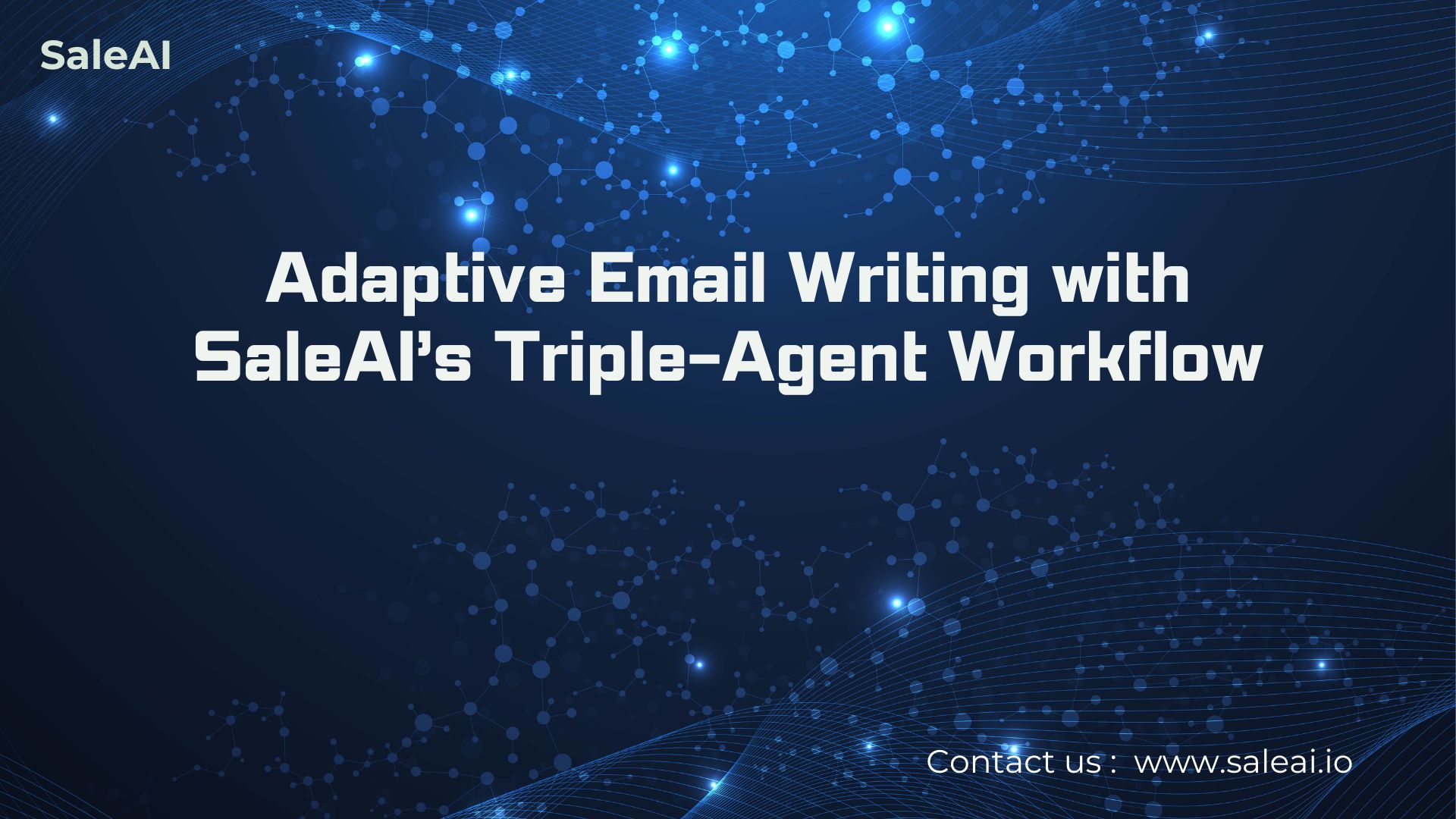 苦恼于冷邮件？人工智能从数据到交付解决