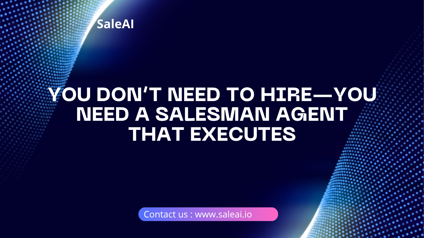 您无需雇佣—您需要一位执行力强的销售代理