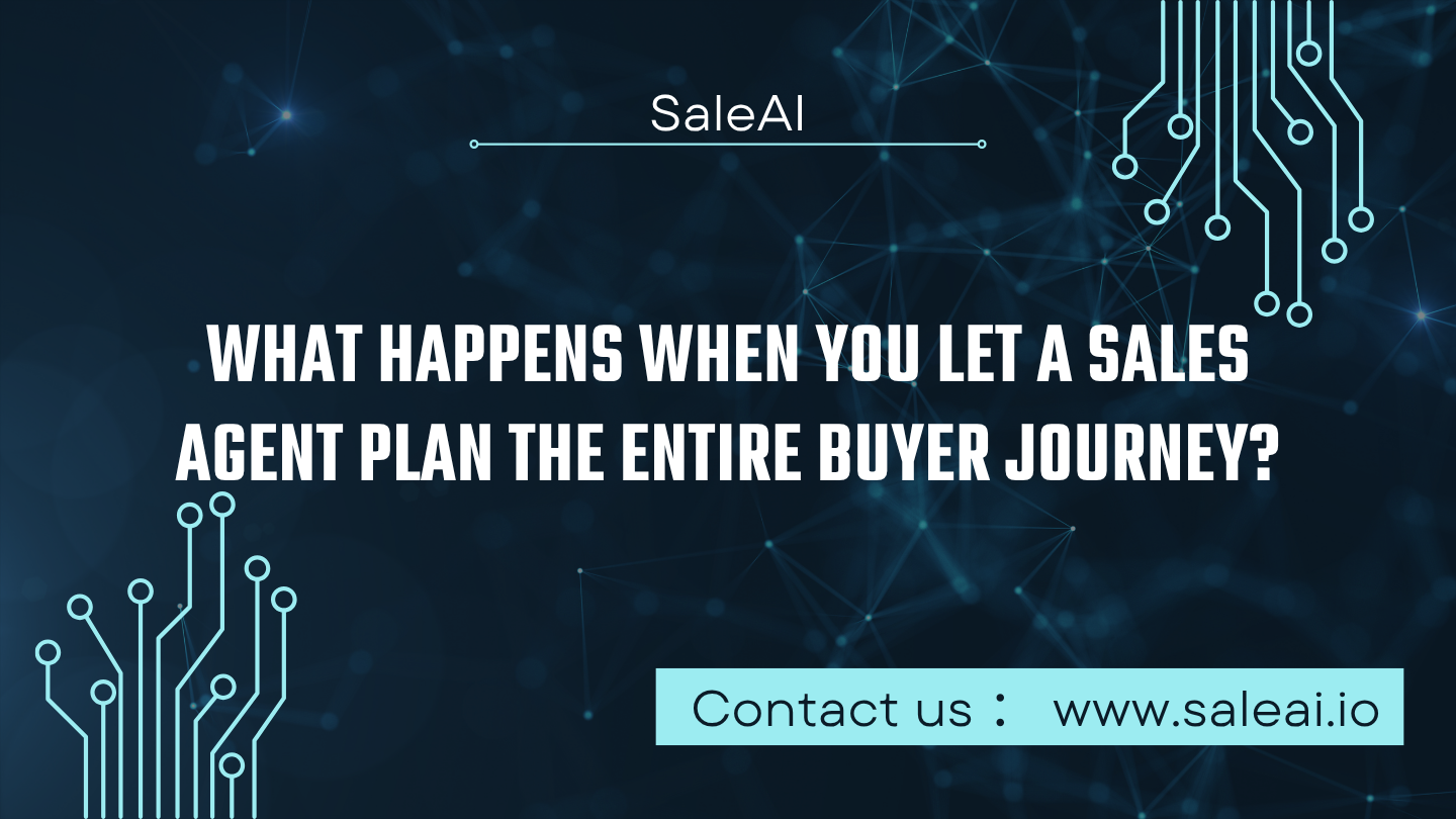 当您让销售代理规划整个买家旅程时会发生什么? 当您让销售代理规划整个买家旅程时会发生什么?