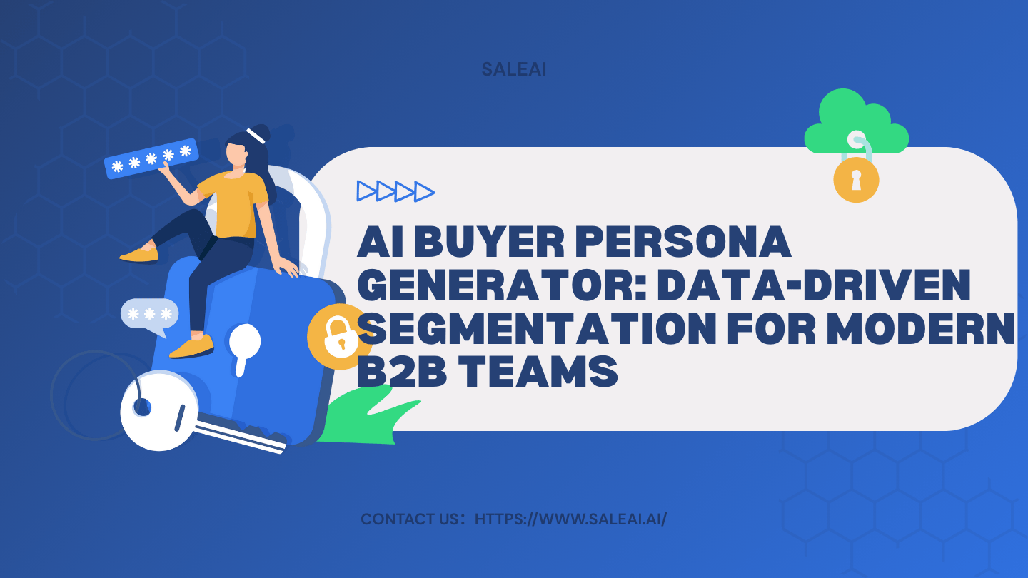 AI 买家角色生成器：现代 B2B 团队的数据驱动细分