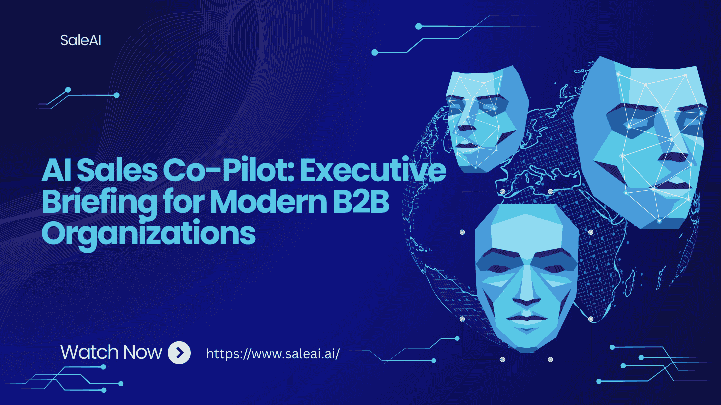 AI 销售副驾驶：现代 B2B 组织的执行简报