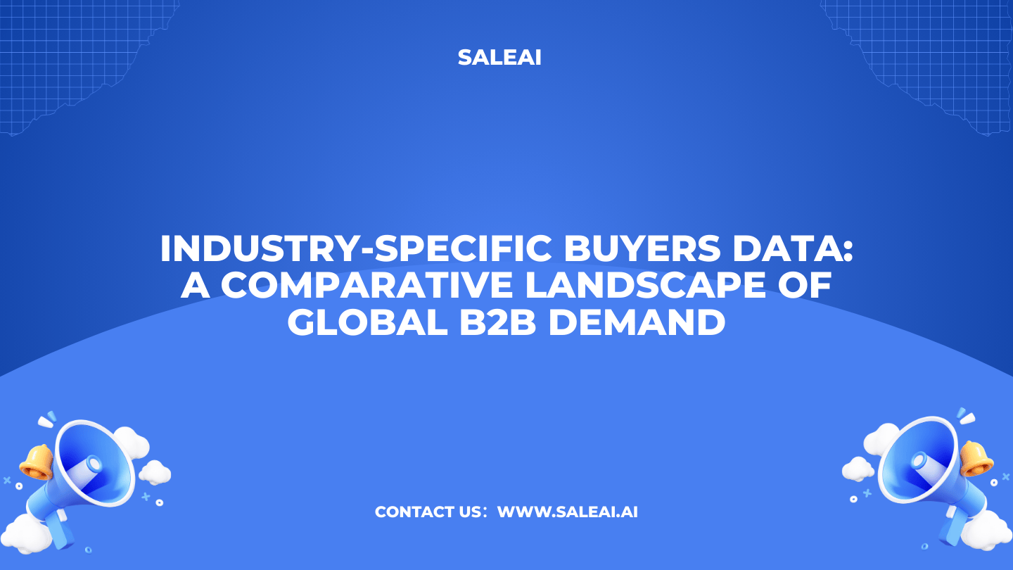Datos de compradores específicos de la industria: un panorama comparativo de la demanda B2B global Datos de compradores específicos de la industria: un panorama comparativo de la demanda B2B global