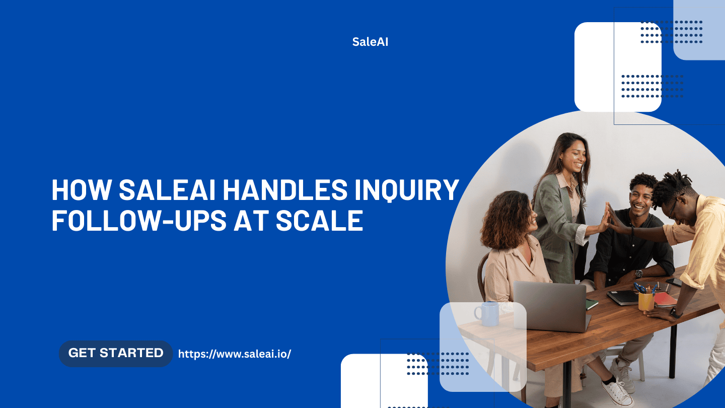 Wie SaleAI die Nachverfolgung von Anfragen in großem Maßstab handhabt