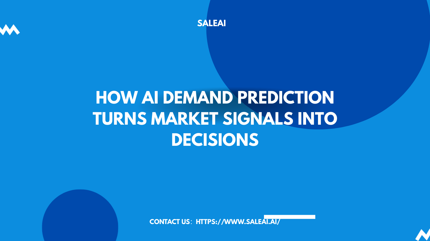 Como a previsão de demanda da IA transforma sinais de mercado em decisões