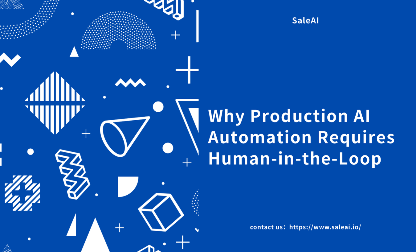 Por que a automação de IA na produção requer intervenção humana?
