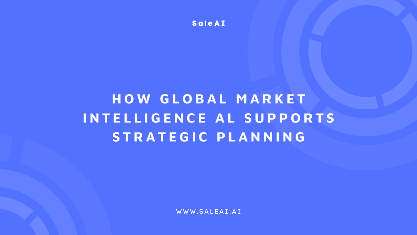 Como a inteligência de mercado global apoia o planejamento estratégico