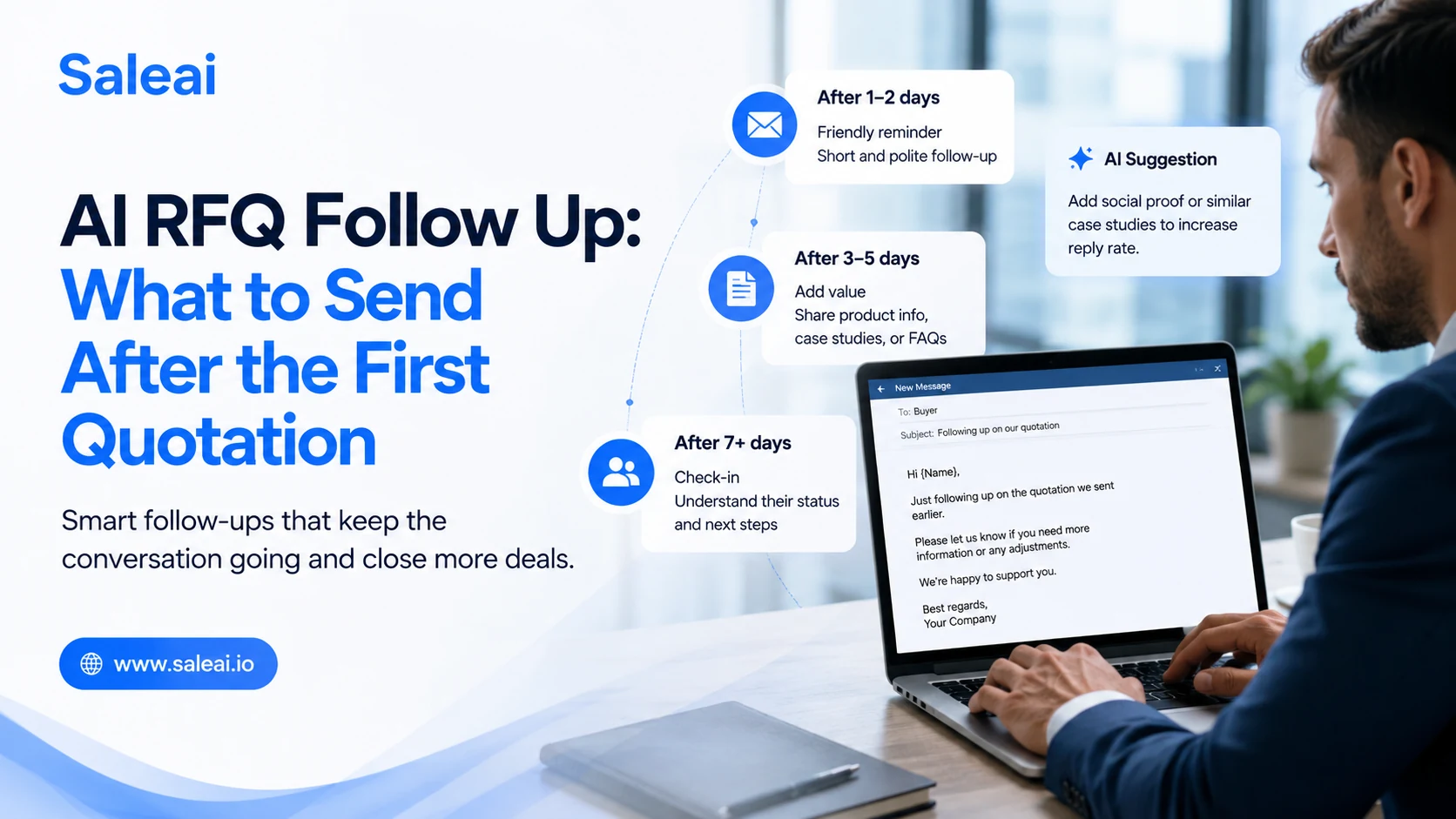 AI RFQ Follow Up: What to Send After the First Quotation
