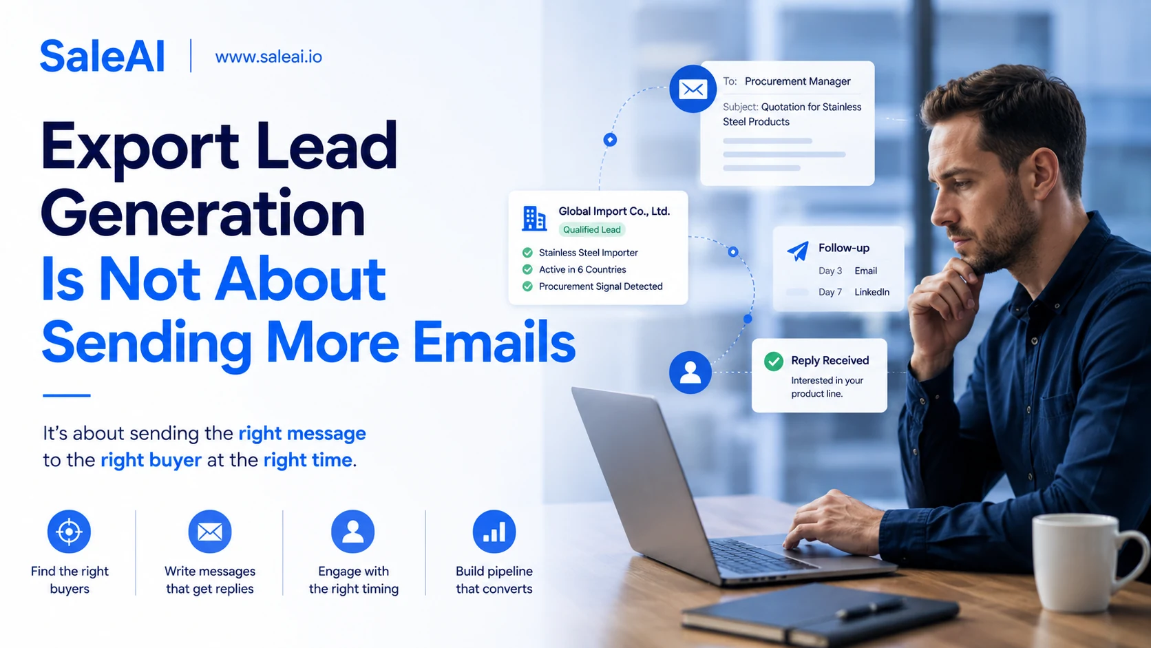 Export Lead Generation Is Not About Sending More Emails