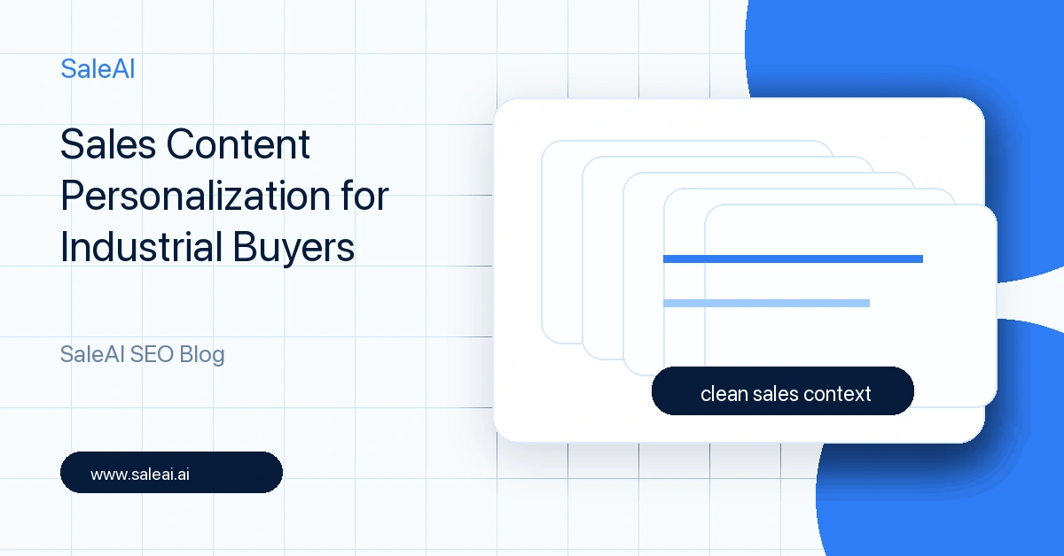 sales content personalization