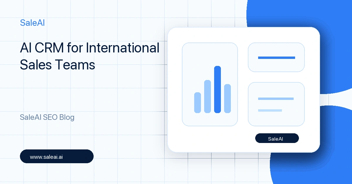 CRM IA pour les équipes commerciales internationales CRM IA pour les équipes commerciales internationales