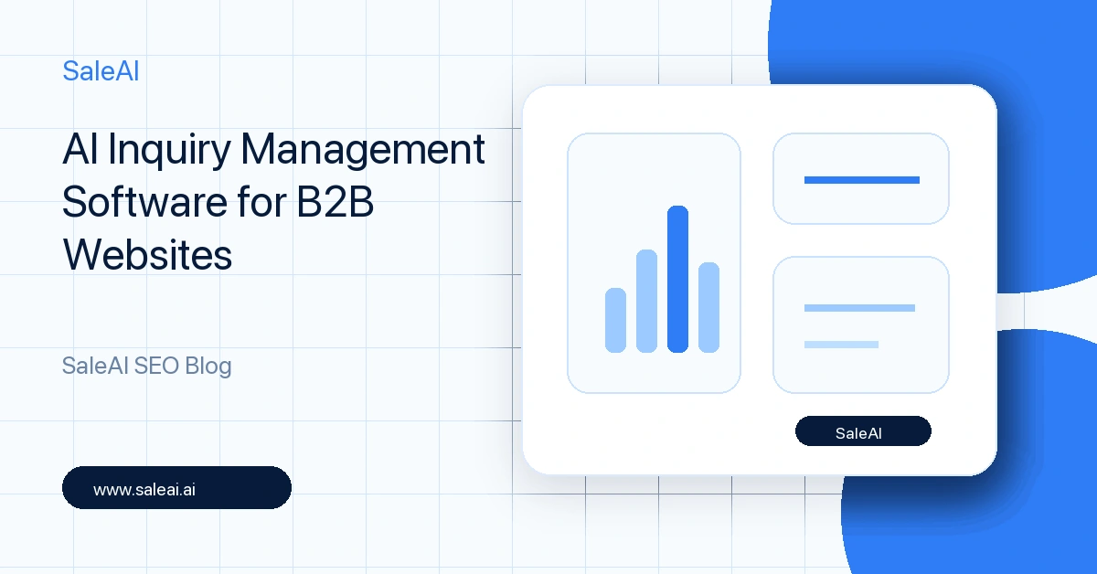 KI-gestützte Anfragemanagement-Software für B2B-Websites KI-gestützte Anfragemanagement-Software für B2B-Websites