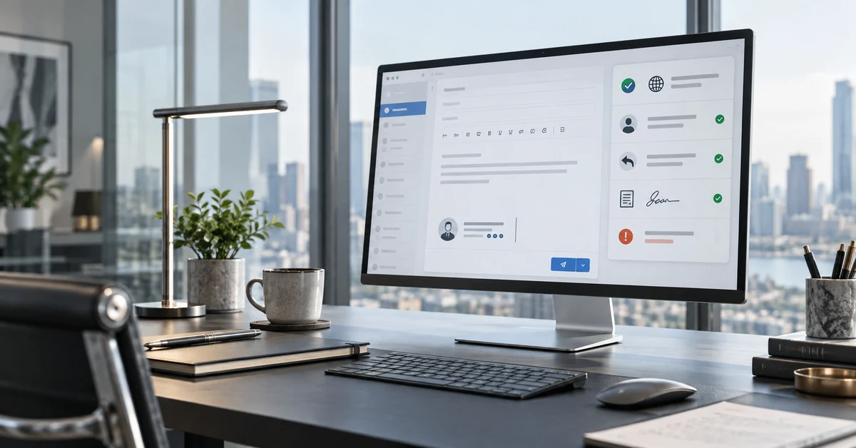 إعداد مُرسِل البريد الإلكتروني B2B، والتحقق المسبق من نطاق المُرسِل، ومسار الرد، والتوقيع، وملكية الحملة في SaleAI